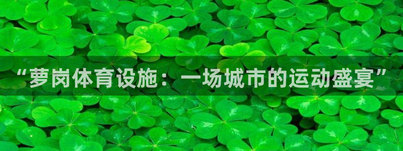 意昂4集团官网网址：“萝岗体育设施：一场城市的运动盛宴”