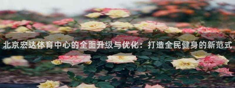 意昂体育4招商电话号码查询是多少：北京宏达体育中心的全面升级