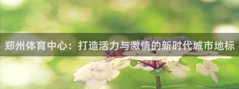 意昂体育4招商电话：郑州体育中心：打造活力与激情的新