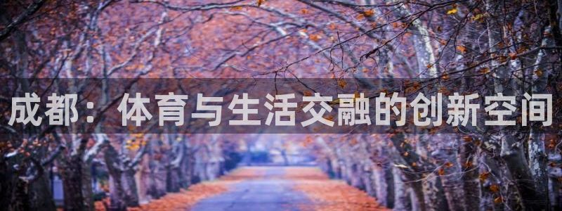 意昂4新能源：成都：体育与生活交融的创新空间